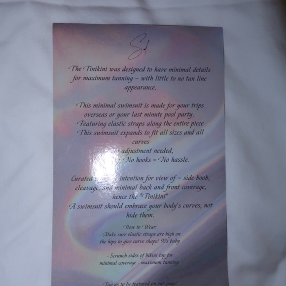 Sel Doval Tinikini - Metallic Pink - Picture 5 of 7